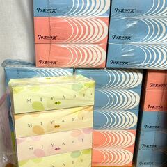 【B314】ティッシュペーパー/エリエール/クリネックス/トイレットペーパー/まとめて/沢山/掃除に/ペットに/日用品/の画像