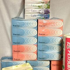 【B314】ティッシュペーパー/エリエール/クリネックス/トイレットペーパー/まとめて/沢山/掃除に/ペットに/日用品/の画像