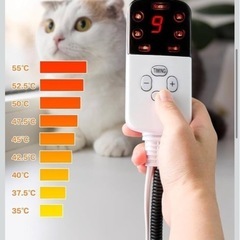 新品⭐️ペット用 ホットカーペット 猫 ペットヒーター 45×45cm 9段階温度調節 の画像