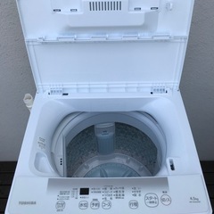 超美品　使用期間1年未満　東芝洗濯機の画像