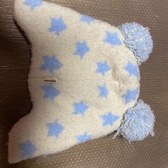 ミキハウス　ニット帽　ボンボンの画像