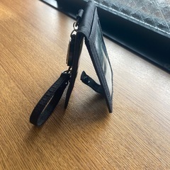 無印良品 定期入れ　自立するカードホルダー・リール付 の画像