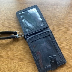 無印良品 定期入れ　自立するカードホルダー・リール付 の画像