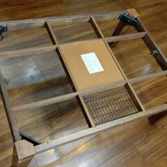 萩原スリーアイ製 家具調リビングコタツ 幅105cmの画像