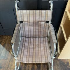 美品 車いす アルミ製 自走 ハンドブレーキの画像
