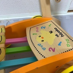 ひよこのカタカタ手押し車の画像