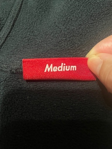 supremeフリースパーカーブラック
