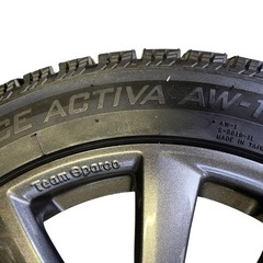 Eクラス W212用 245/45R17 2024年タイヤ スタッドレスタイヤセット 社外アルミ の画像