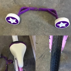 A-185△ y 岐阜発/ Cyfie Angel/ 子供用自転車/ 18インチ/ 補助輪付き/ ブレーキ等確認/ 現状品/ R7.9/16 △の画像