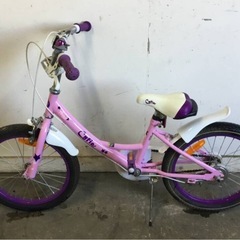 A-185△ y 岐阜発/ Cyfie Angel/ 子供用自転車/ 18インチ/ 補助輪付き/ ブレーキ等確認/ 現状品/ R7.9/16 △の画像