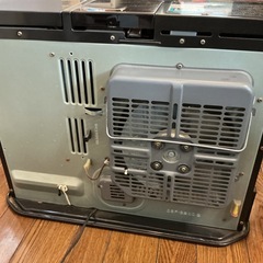 TOYOKUNI 石油ストーブ ファンヒーター 木目調 レトロ 暖房器具 の画像
