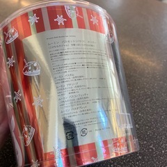 M2510-086 ムーミン バスセット バケツ ホリデー こけもものジャム 甘酸っぱいこけももの香り 未使用品 保管汚れ有りの画像