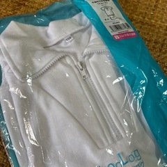 新品130 SchooLog スクログ　半袖体操服 ジップ　ファスナー付きの画像