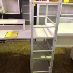 ジャングル×2和泉大型良品館 ニトリ デスク ホワイト ※モニター台付きの画像