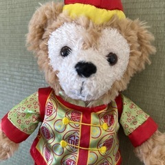 香港ディズニーランド　ダッフィー　チャイナ服の画像