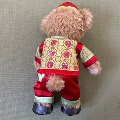 香港ディズニーランド　ダッフィー　チャイナ服の画像