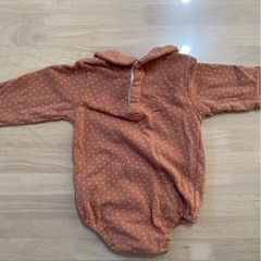 赤ちゃん　ベビー服　80cm  ドット　モコモコの画像