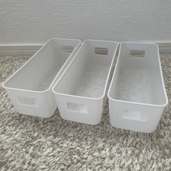 【決定】未使用 収納ケース8点セット 白の画像