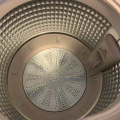 AQUA AQW-S60H(W) 洗濯機 6.0kg 風乾燥付きの画像