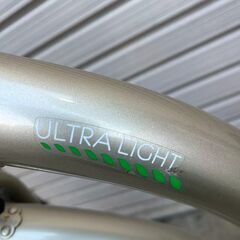 【未整備】軽量アルミ・オートライト・24インチアルミシティサイクル 自転車変速ギアなしママチャリ通学 通勤の画像