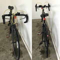 A-186△ 岐阜発/ DEEPER/ ロードバイク/ 700×28c/ 3×7段変速/ サドル破れあり/ 自転車/ 走行確認/ 現状品/ 管o/ R6.12/18 △の画像
