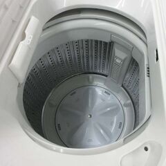 洗濯機 4.5kg ヤマダセレクト 2023年製 YWM-T45LW ホワイト 札幌市 西野店の画像