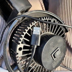 車用　扇風機　USBタイプ　2つセットの画像