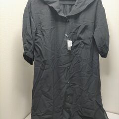 【新品未使用】洋服まとめ売り　レディース服 5点セット サイズ M　シャツワンピース　黒　白　ワンピース カーディガン シャツワンピ ストール 春夏秋コーデ　251006-7Yの画像