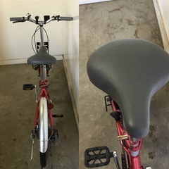 A-187△ y 岐阜発/ BEEM/ 折りたたみ自転車/ 20インチ/ 6段変速/ 走行確認/ 現状品/ R7.7/25 △の画像