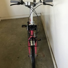 A-187△ y 岐阜発/ BEEM/ 折りたたみ自転車/ 20インチ/ 6段変速/ 走行確認/ 現状品/ R7.7/25 △の画像