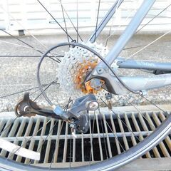 【JM822】cannondale Quick クロスバイク SHIMANO 3×9速 自転車 チェーン無しの画像