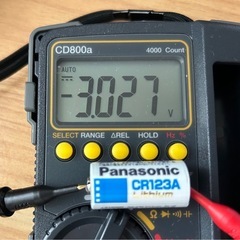 お得！！CR123A 電池3本セット モノタロウ新品＋Panasonic動作確認済の画像
