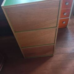 カラーボックス　緑色の画像