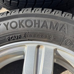 中古スタッドレス　アルミ　155/65R13 2019年製　ヨコハマ　アイスガードig60　の画像