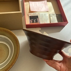 伝統工芸・越前焼「岩本屋」監修ラーメン鉢の画像