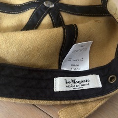 【今だけお値引き】帽子2点セット　dam et Rope’Le Magasin PLAYメルトンキャップ　アダムエロペルマガザン　アバハウス　麦わら帽子  　の画像