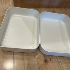 無印　ポリエチレンケース　3個セットの画像