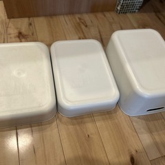 無印　ポリエチレンケース　3個セットの画像