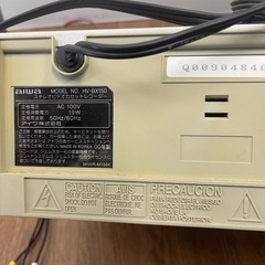 aiwa ビデオデッキ　通電確認済みの画像
