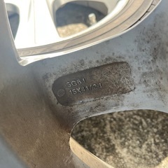 15インチ　アルミホイールセットの画像