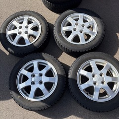 中古スタッドレス　アルミ　2017年製　GOODYEAR アイスナビ6 155/65R14 軽自動車全般に！の画像