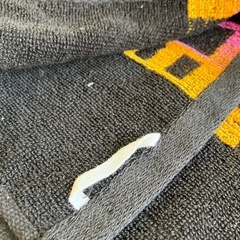 M2510-087 NIKE JUST DO IT ハンド フェイス タオル ブラック 未使用品 保管汚れ有り の画像