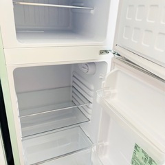 秋の新生活応援‼️単身家電セット✨レトロなデザインの冷蔵庫と単身向け洗濯機❗️の画像