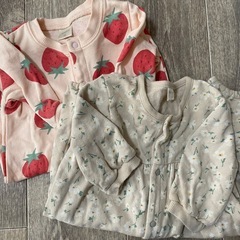 秋冬　ロンパース　70cm バースデイ　まとめ売り　女の子の画像