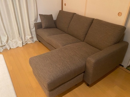 10/9まで　ニトリL字ソファ