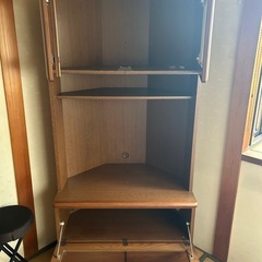コーナー収納家具　の画像