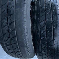 200系　ハイエース　ホイール　ロクサーニ　バトルシップ　17インチ の画像