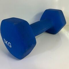 【リサイクルストアスターズ城西店】 【中古品】5kg ダンベル 青③の画像