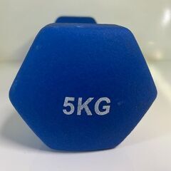 【リサイクルストアスターズ城西店】 【中古品】5kg ダンベル 青③の画像