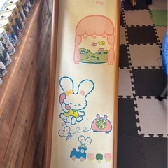 昭和レトロ　木製滑り台の画像